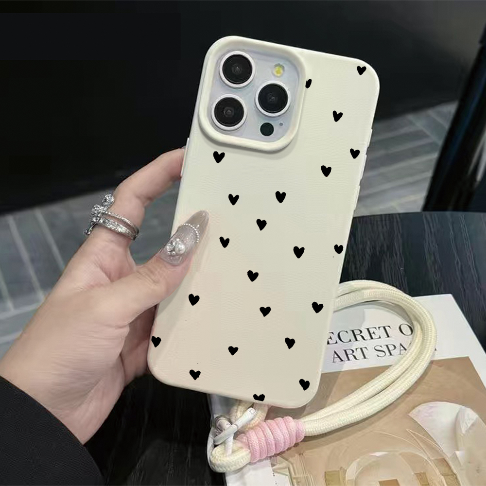 Phone Cases With Straps - Чехол для телефона с черным ремешком-шнурком