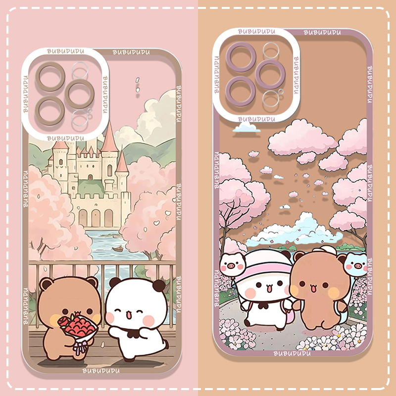 Phone Cases Samsung A14 - Прозрачный чехол для телефона Cute BUBU