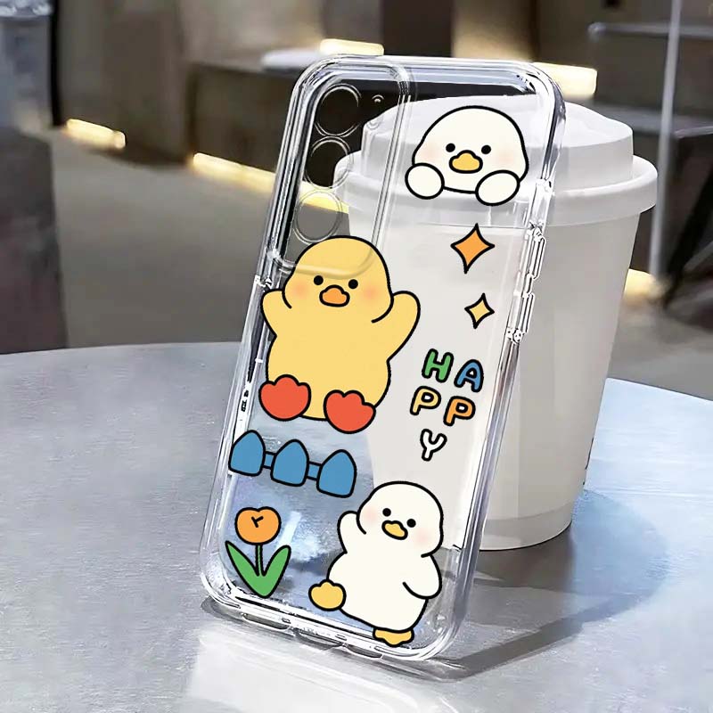 Cute Anime Case - Прозрачный чехол с рисунком утки в