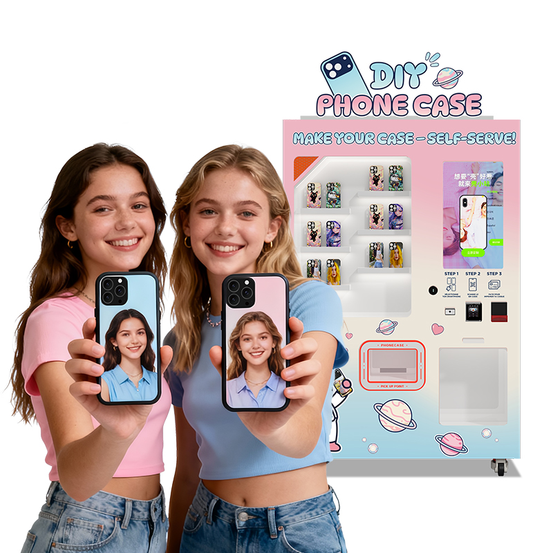 Phone Cases Vending Machine - Автоматический УФ-принтер для персонализированных чехлов для