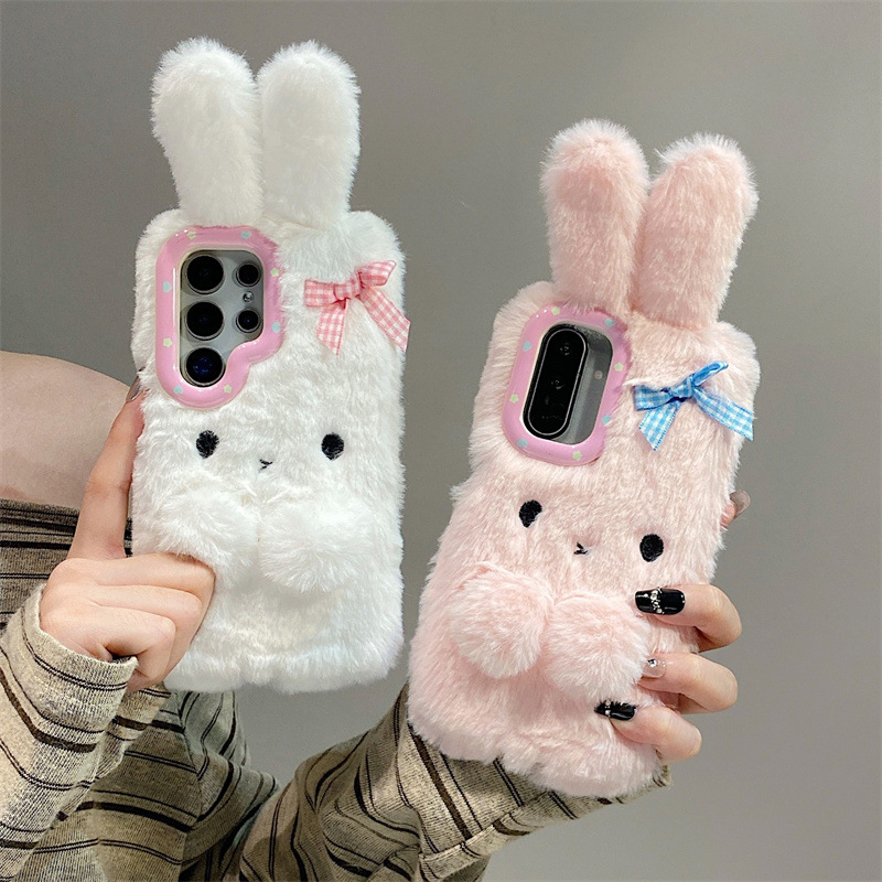 Phone Cases Samsung S23 - Корен 3D мультяшный чехол с бантиком