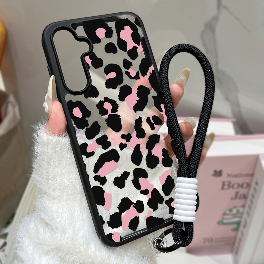Phone Cases With Straps - Чехол для телефона с леопардовым принтом