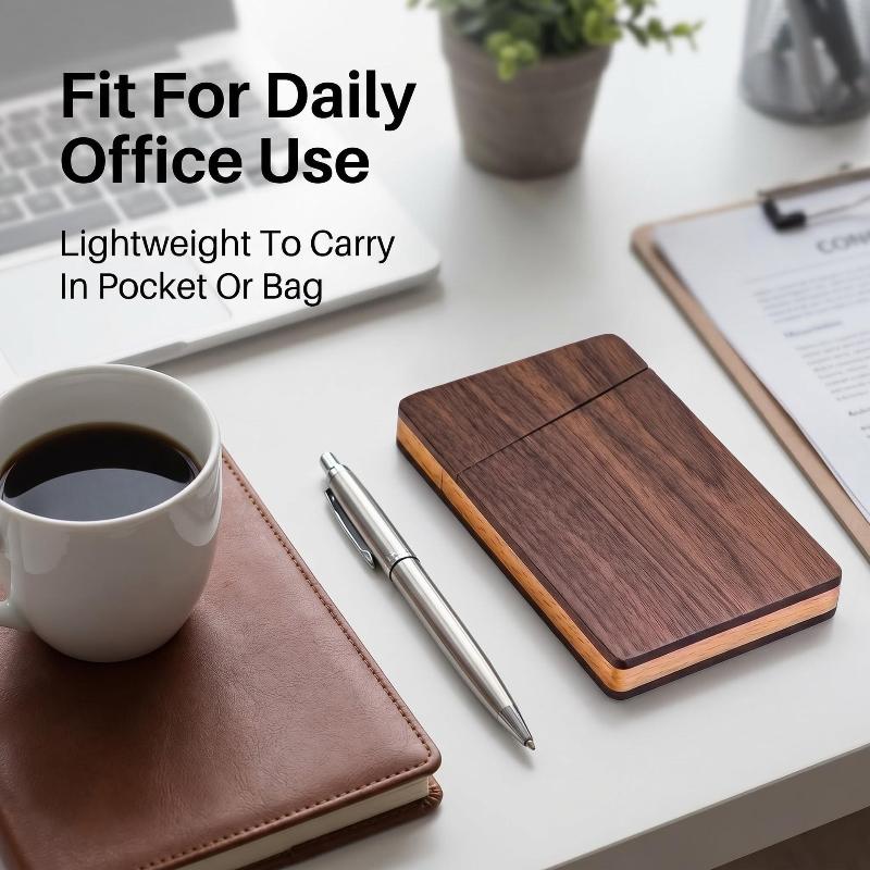 Портативный деревянный держате – обзор и цена Card Holder Slim Case
